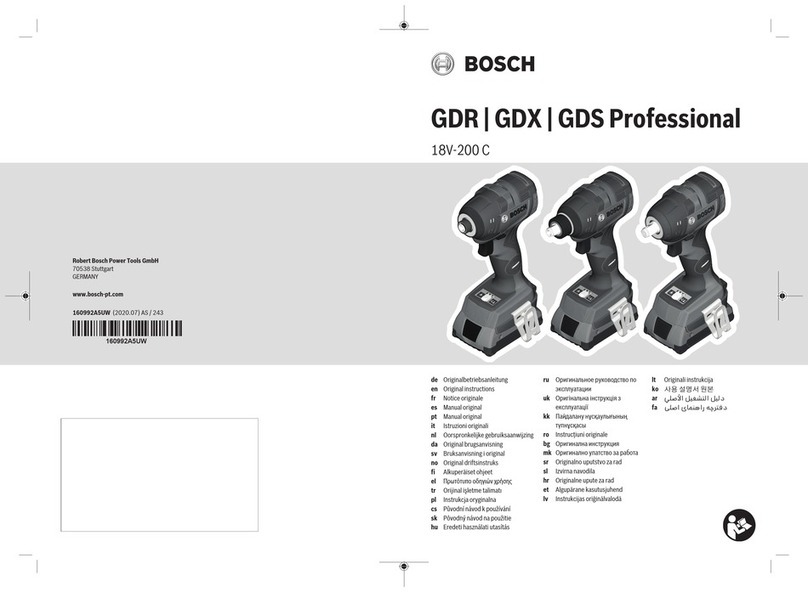 Bosch GDX 18V-200 C Professional User manual