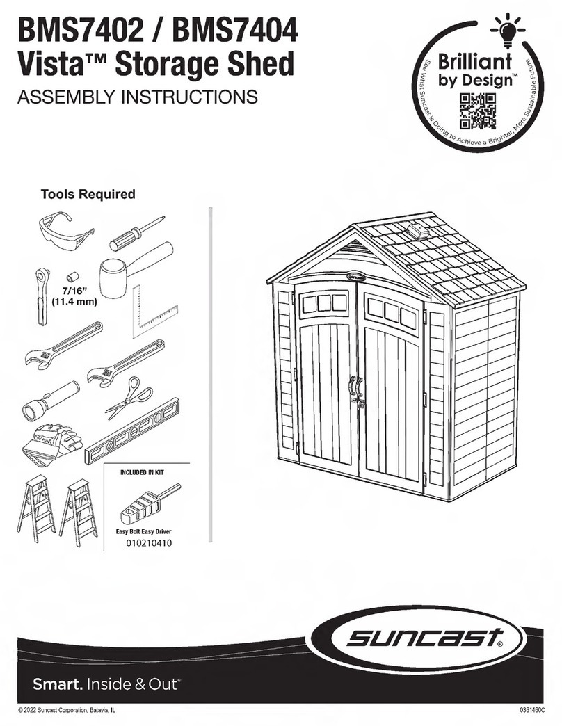 Suncast Vista BMS7402 User manual