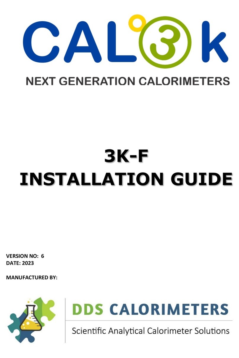 DDS Calorimeters CAL3K-F installation guide