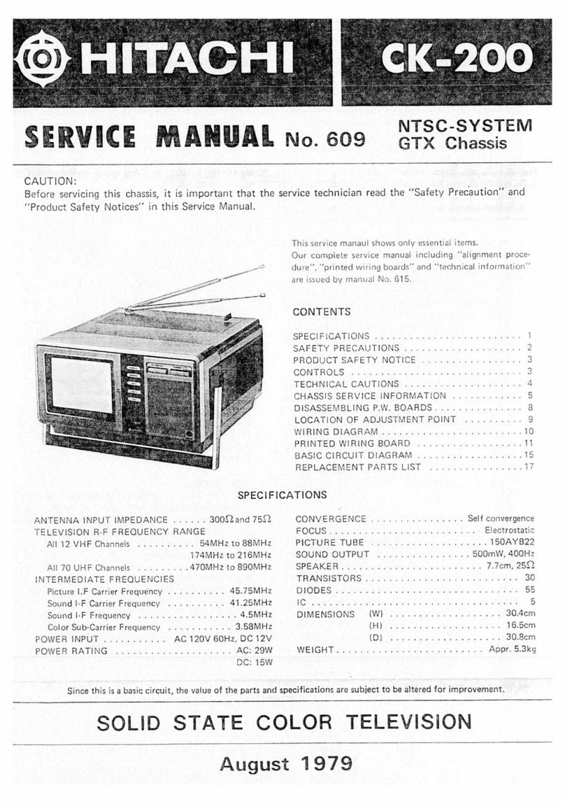 Hitachi CK-200 User manual