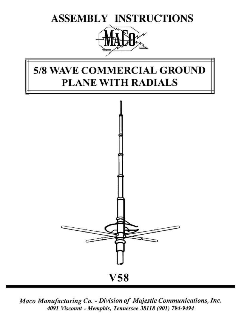 Maco V58 Assembly instructions