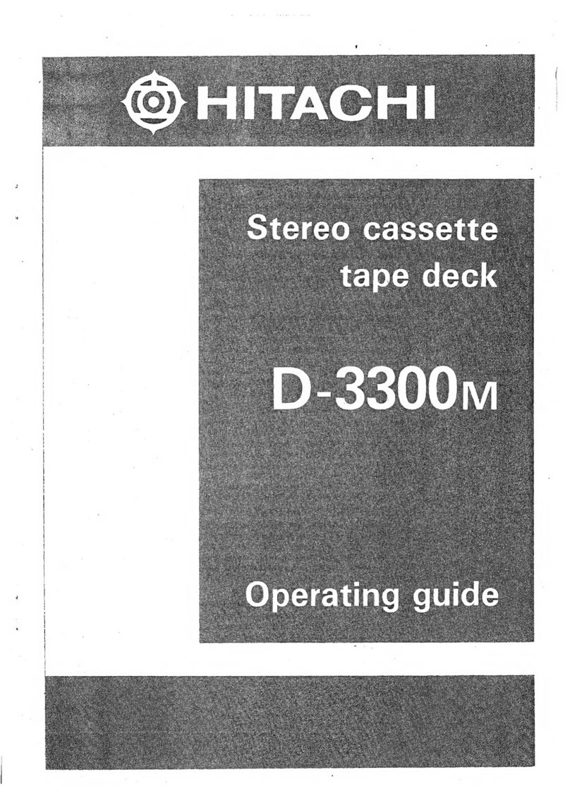Hitachi D-3300M User manual Hitachi D-3300M User manual