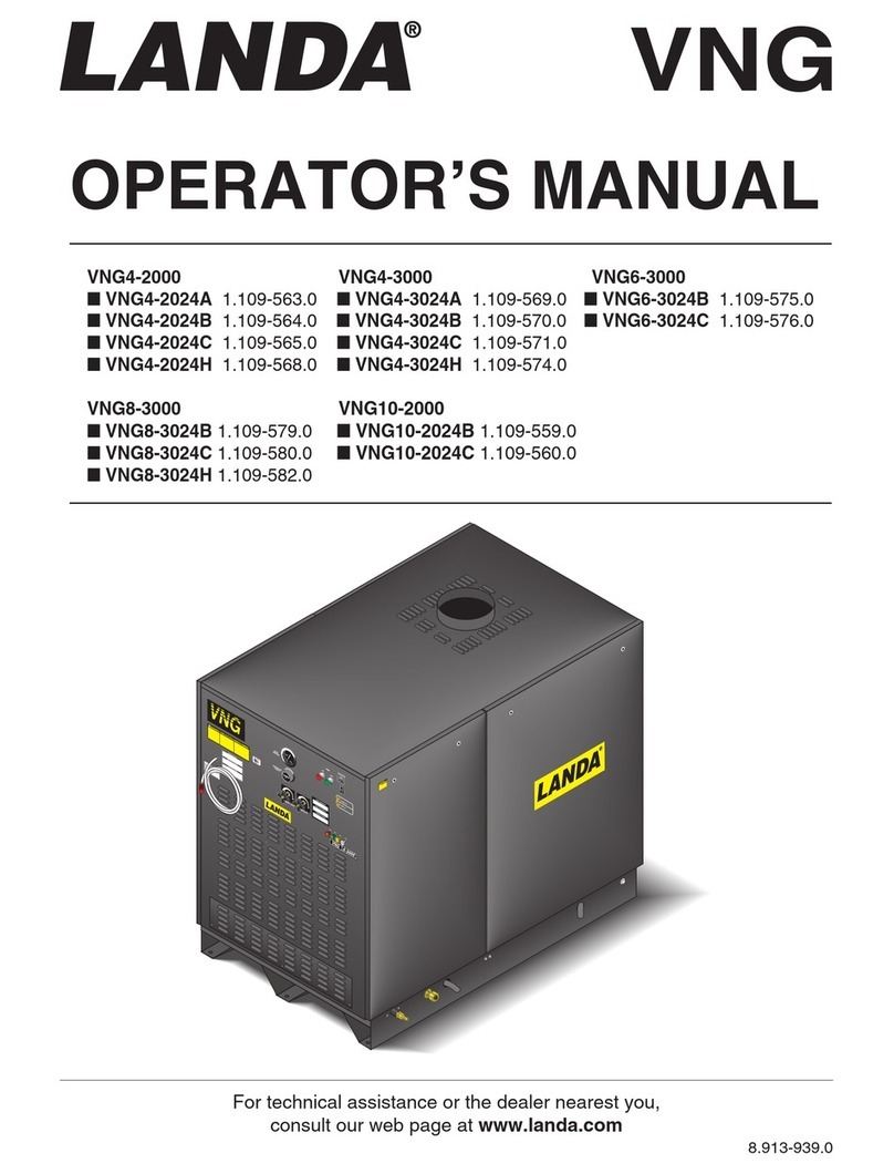 Landa VNG4-2000 Operator's manual