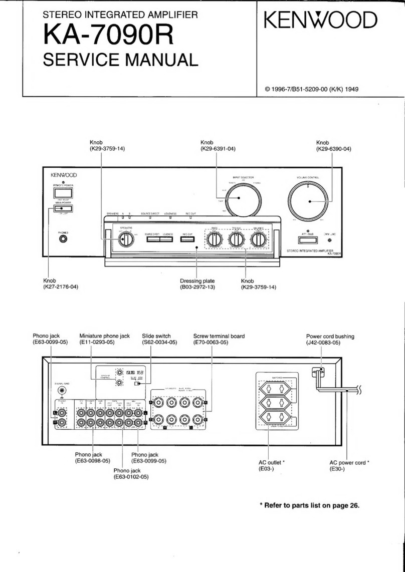 Kenwood KA-7090R User manual