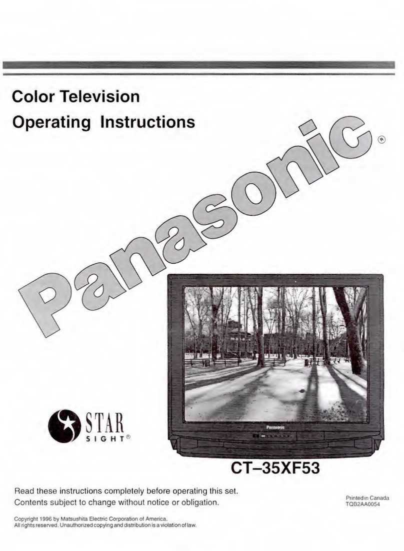 Panasonic CT-35XF53 User manual