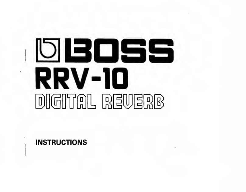 BOSSCO RRV-10 instructions