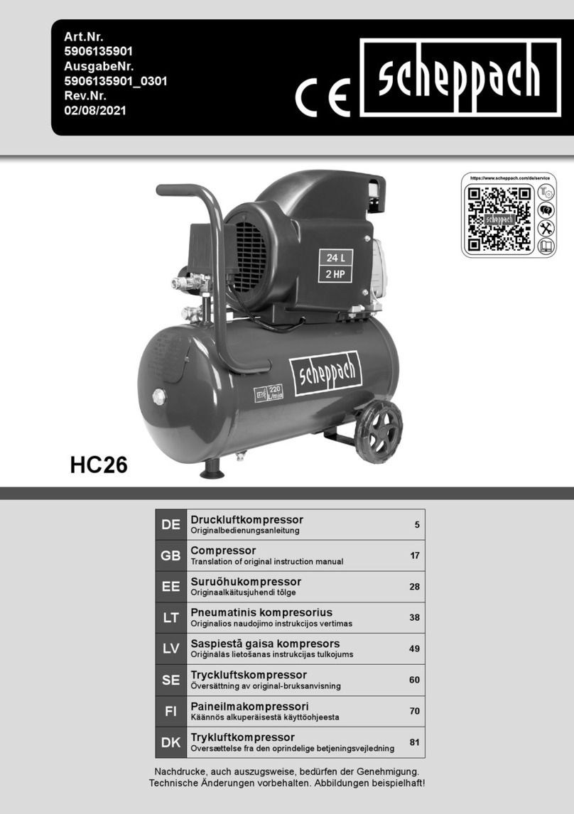 Scheppach HC26 Translation of original instruction manual