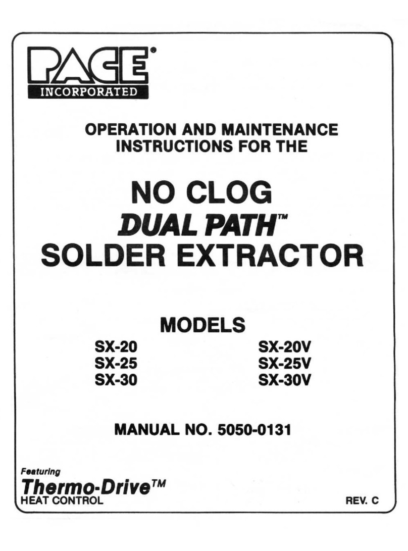 Pace DUAL PATH SX-20 Operation and maintenance instruction
