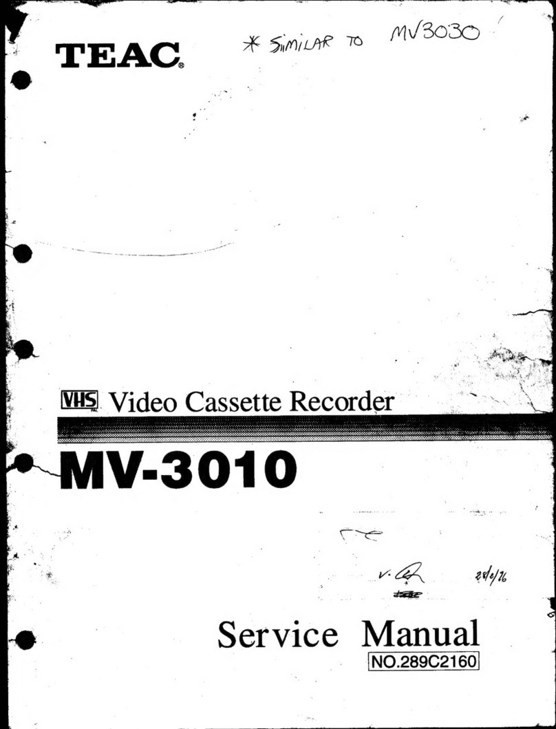 Teac MV-3010 User manual