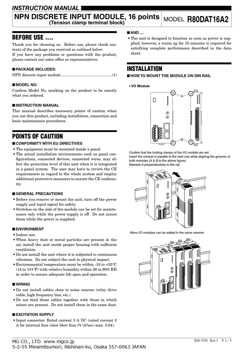 MG R80DAT16A2 User manual