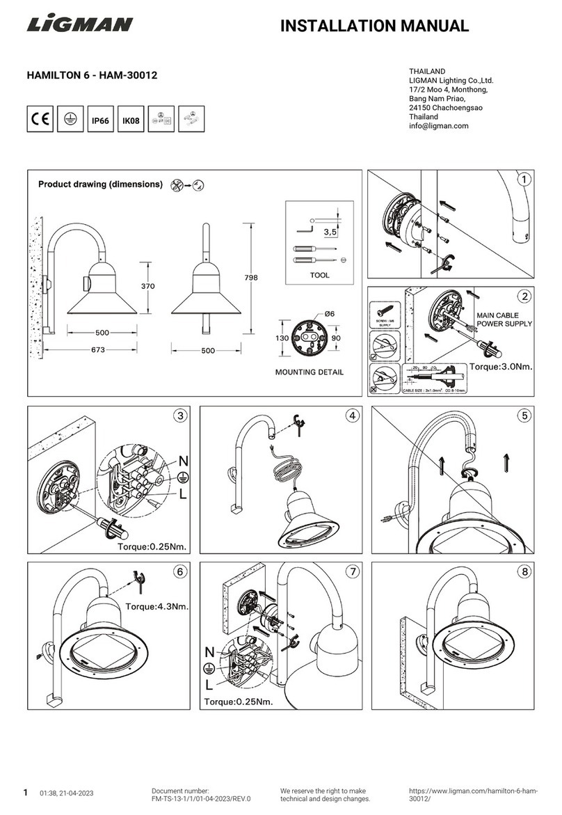 LIGMAN HAMILTON 6 User manual