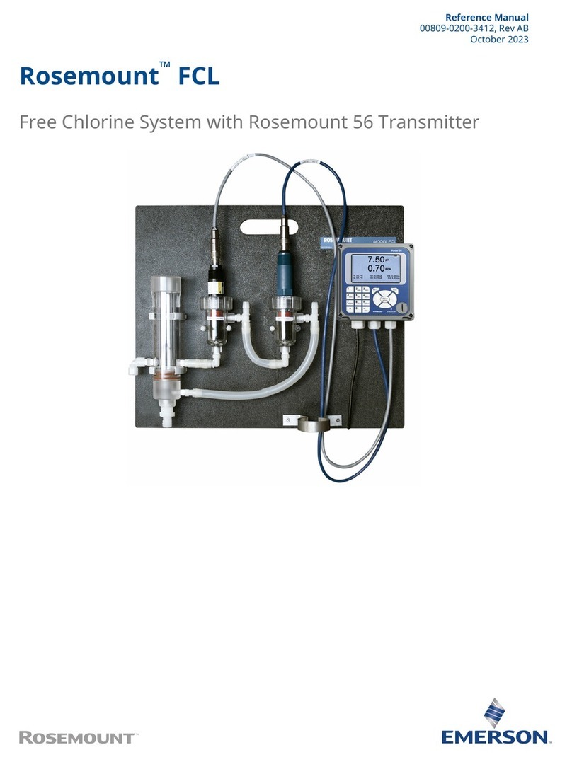 Emerson Rosemount FCL-01 Reference manual
