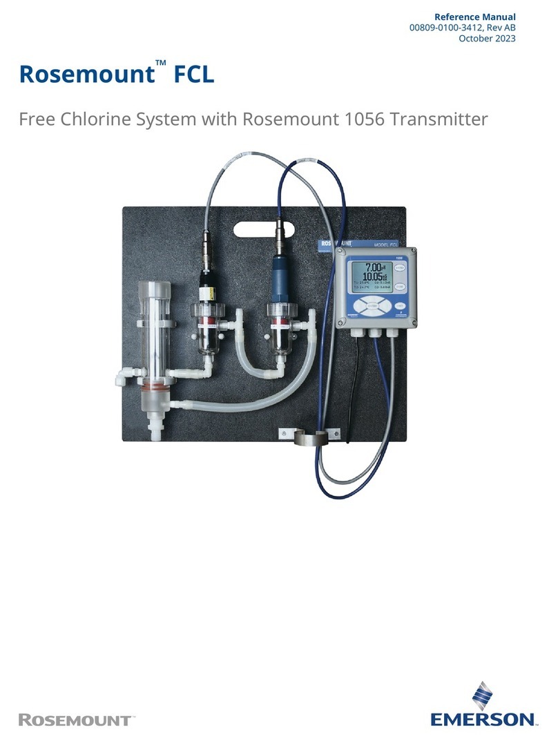 Emerson Rosemount FCL-01 User manual