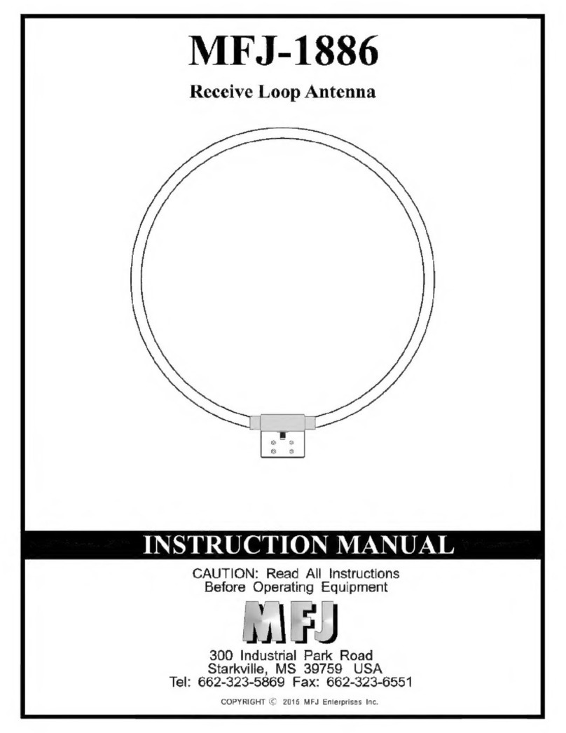 MFJ MFJ-1886 instruction manual
