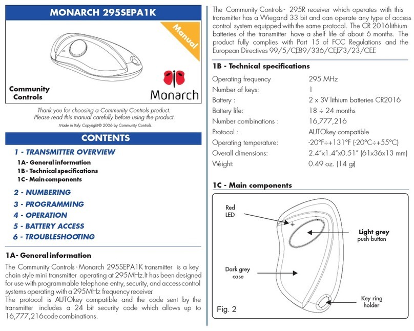 Monarch 295SEPA1K quick start guide