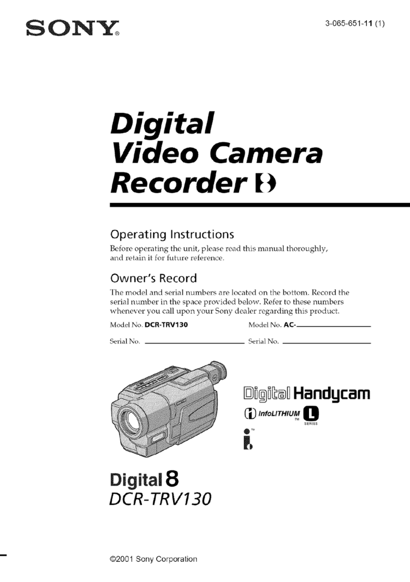 Sony Digital8 DCR-TRV130 User manual