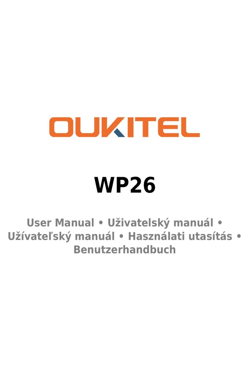 OUKITEL WP26 User manual OUKITEL WP26 User manual