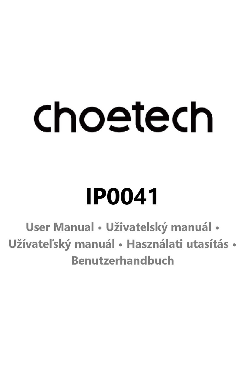 Choetech IP0041 User manual
