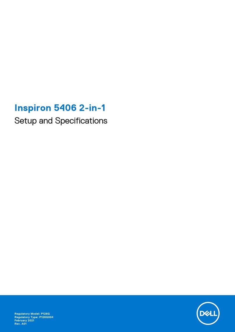 Dell P126G Operation and maintenance manual