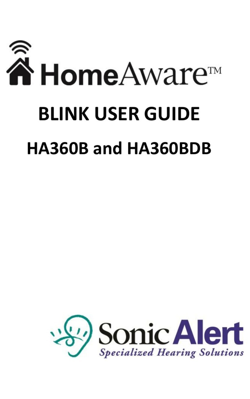 Sonic Alert HomeAware BLINK user guide
