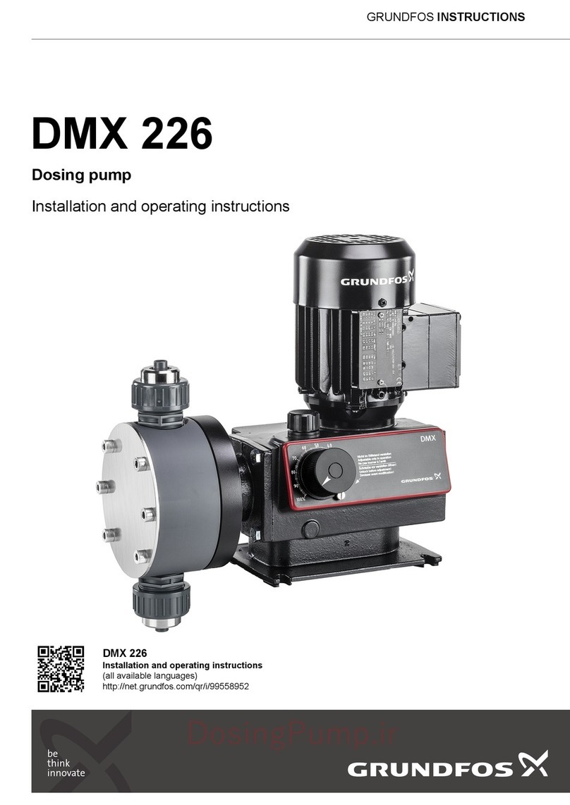 Grundfos DMX 226 User manual Grundfos DMX 226 User manual