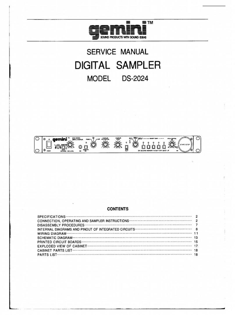 Gemini DS-2024 User manual
