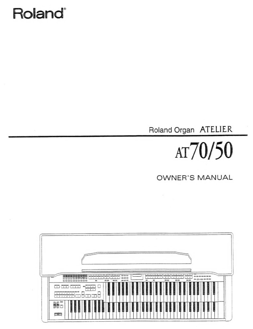 Roland Atelier AT70 User manual