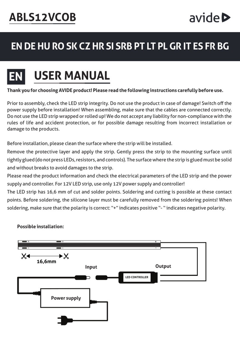 avide ABLS12VCOB user manual