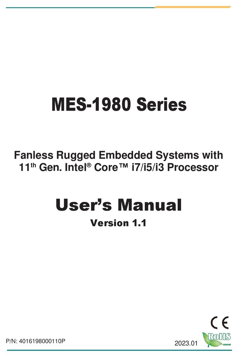 Midas Touch MES-1980 Series user manual