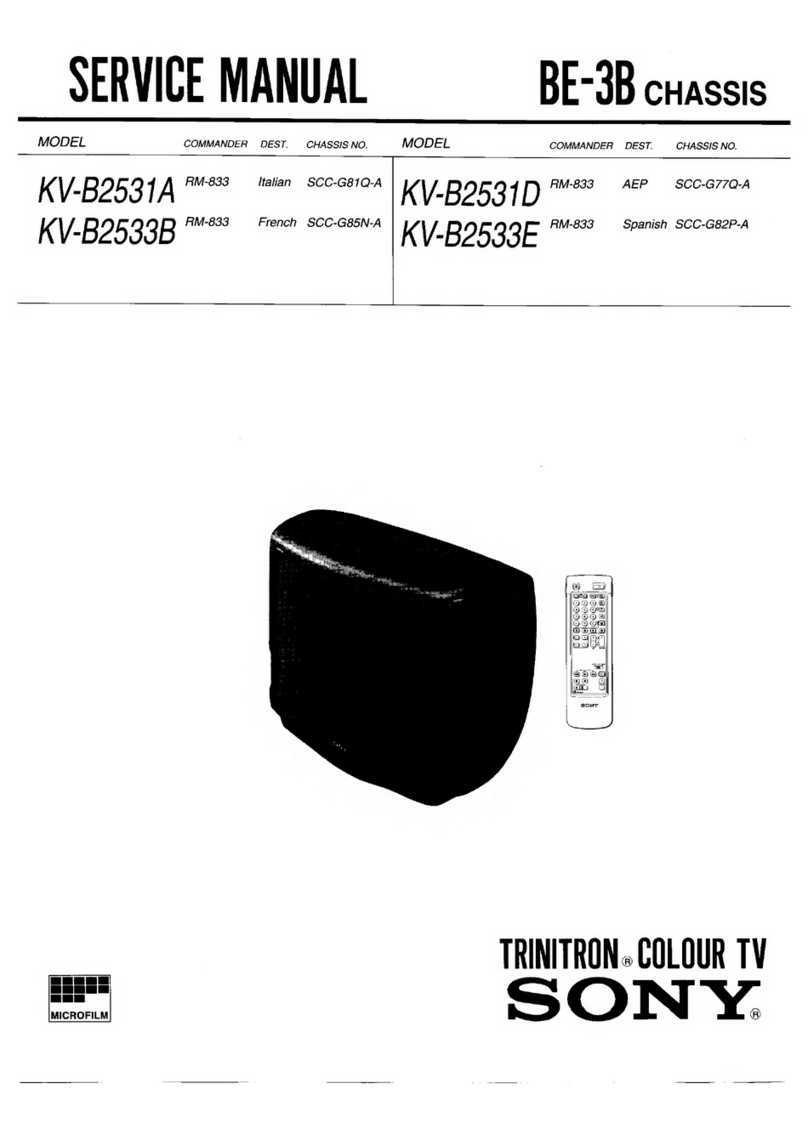 Sony TRINITRON KV-B2531A User manual