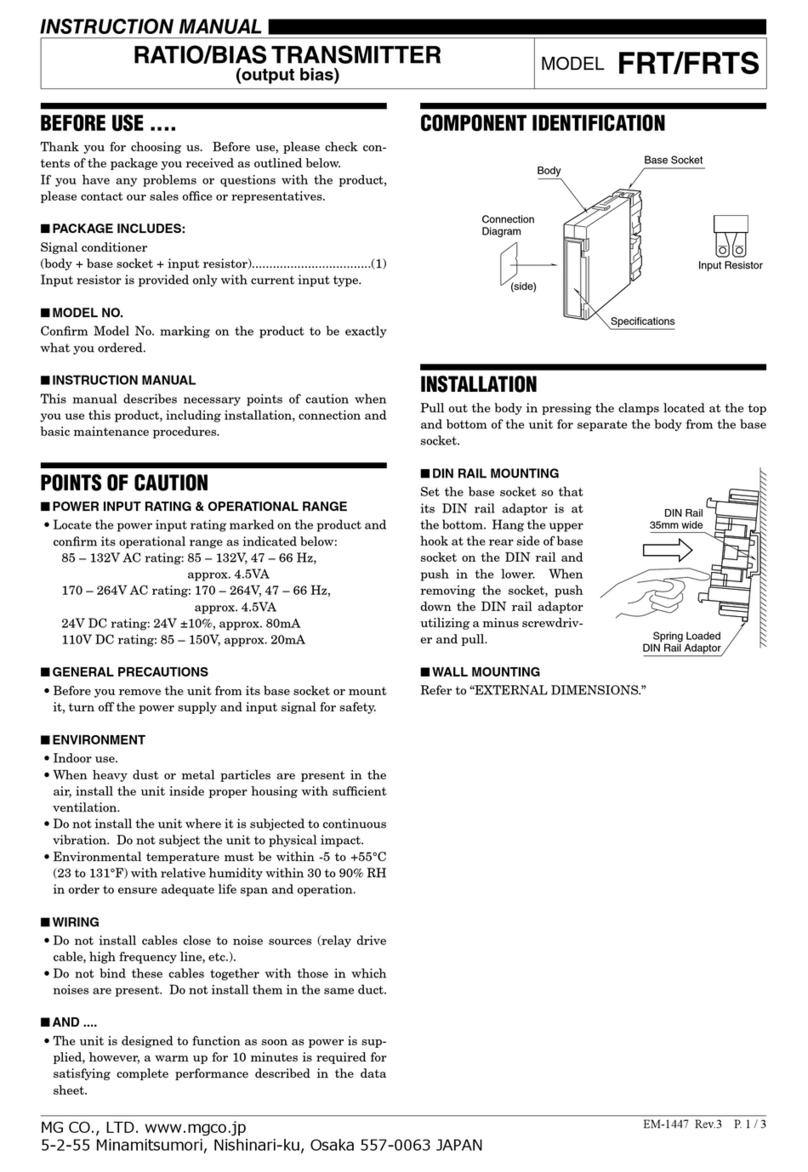 MG FRT User manual