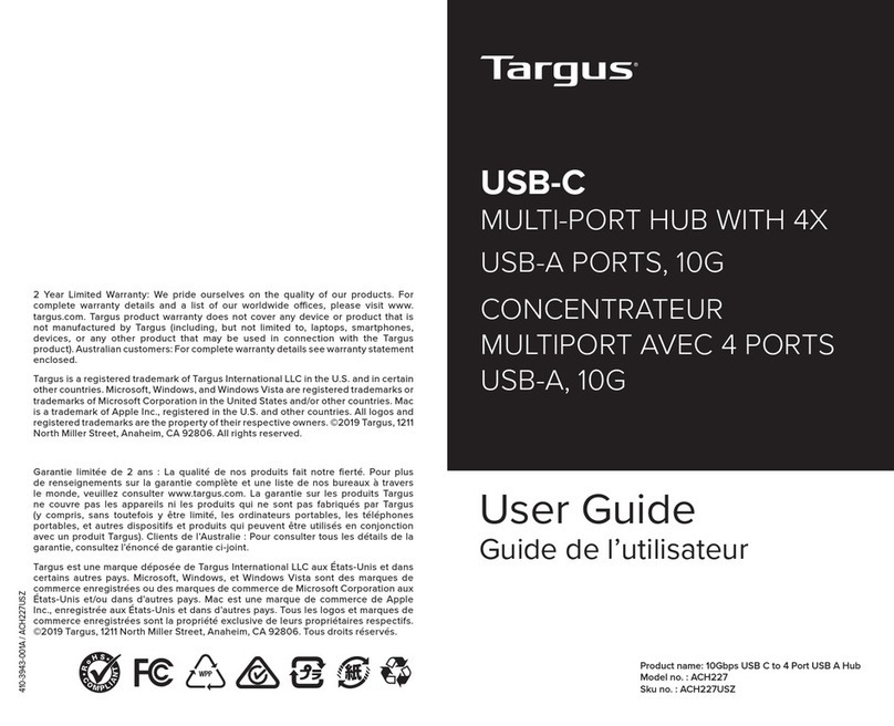 Targus ACH227 User manual