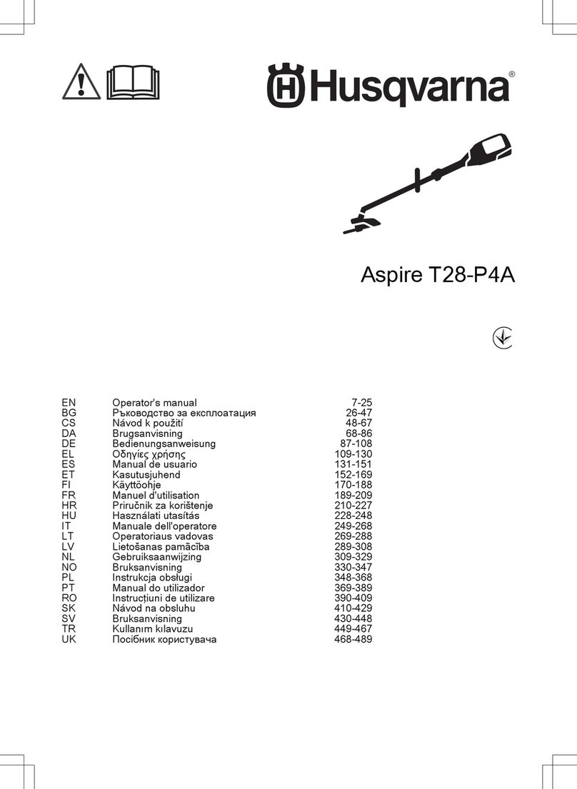 Husqvarna Aspire T28-P4A Operator's manual
