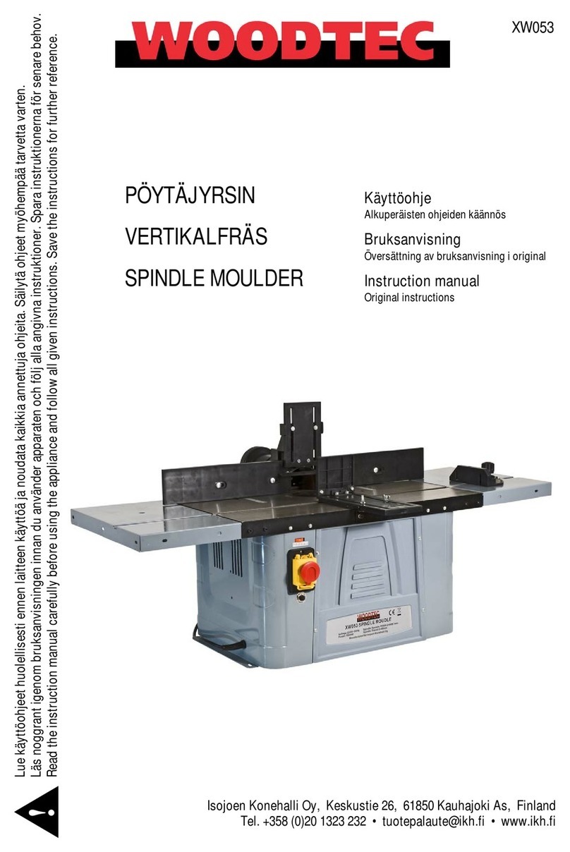 Woodtec XW053 instruction manual