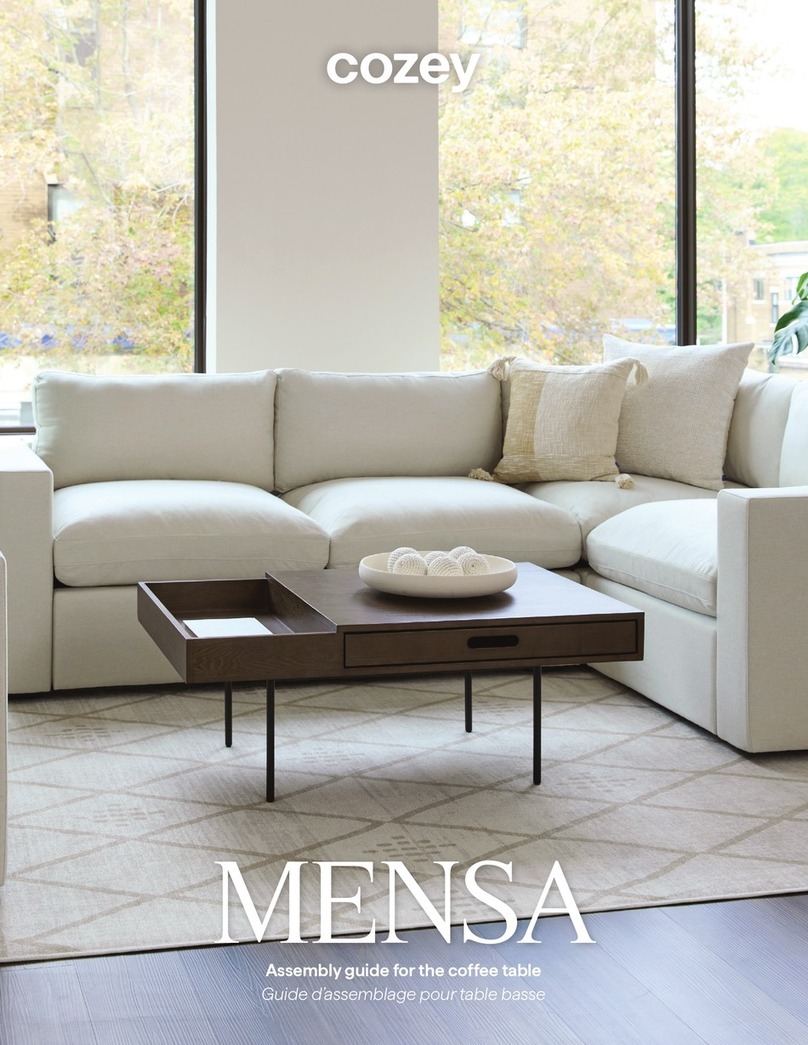 cozey MENSA Assembly guide