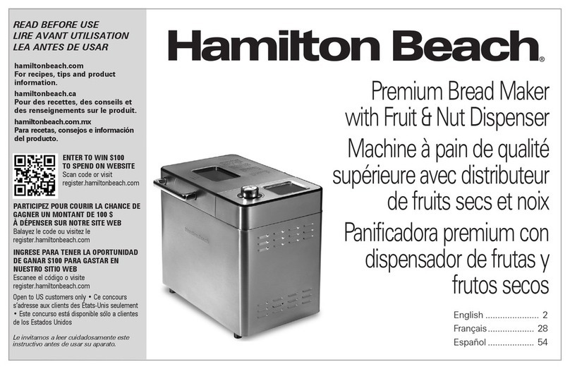 Hamilton Beach BM12 manual