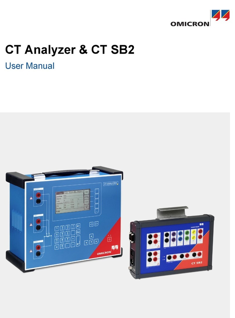 Omicron CT SB2 User manual