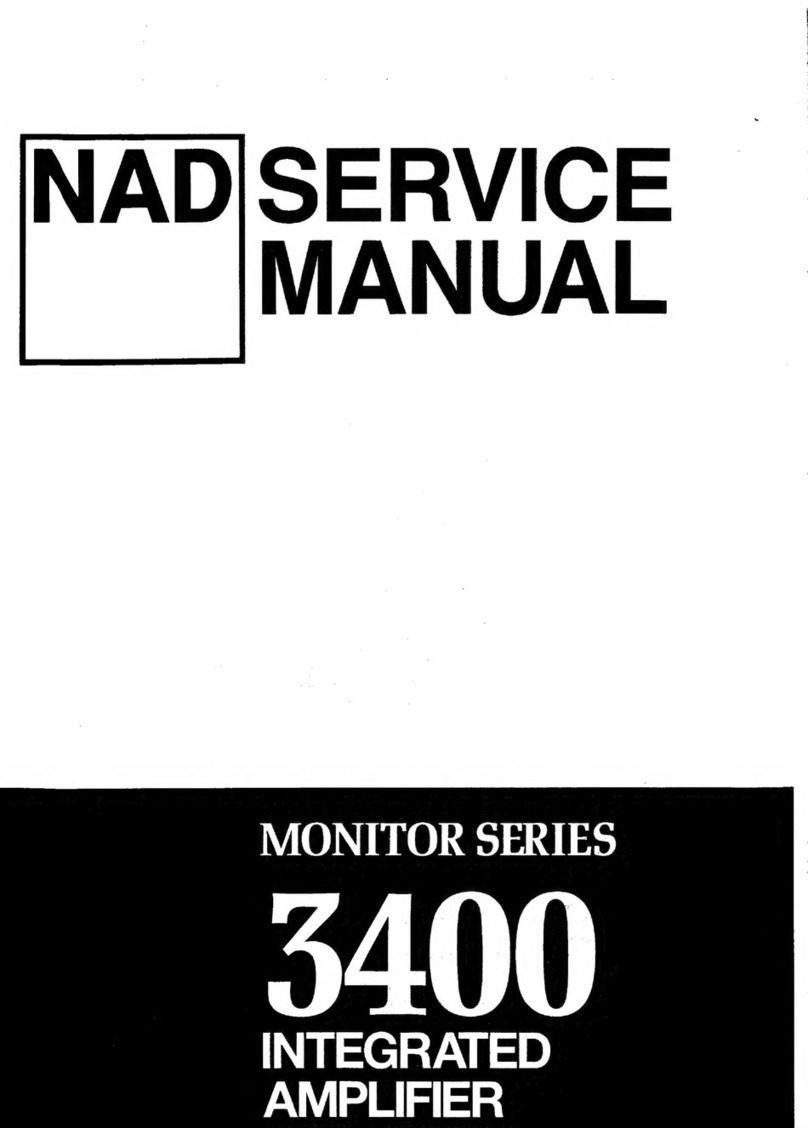 NAD MONITOR Series User manual