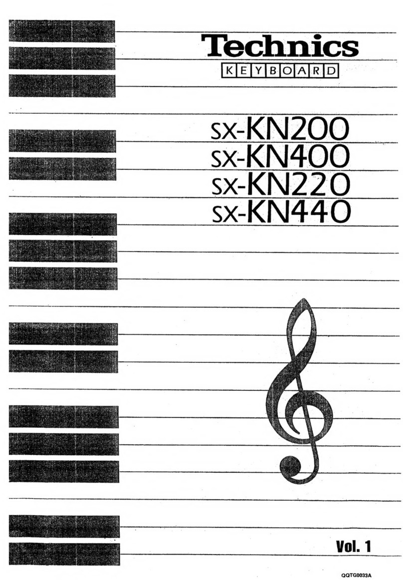 Technics SX-KN200 User manual