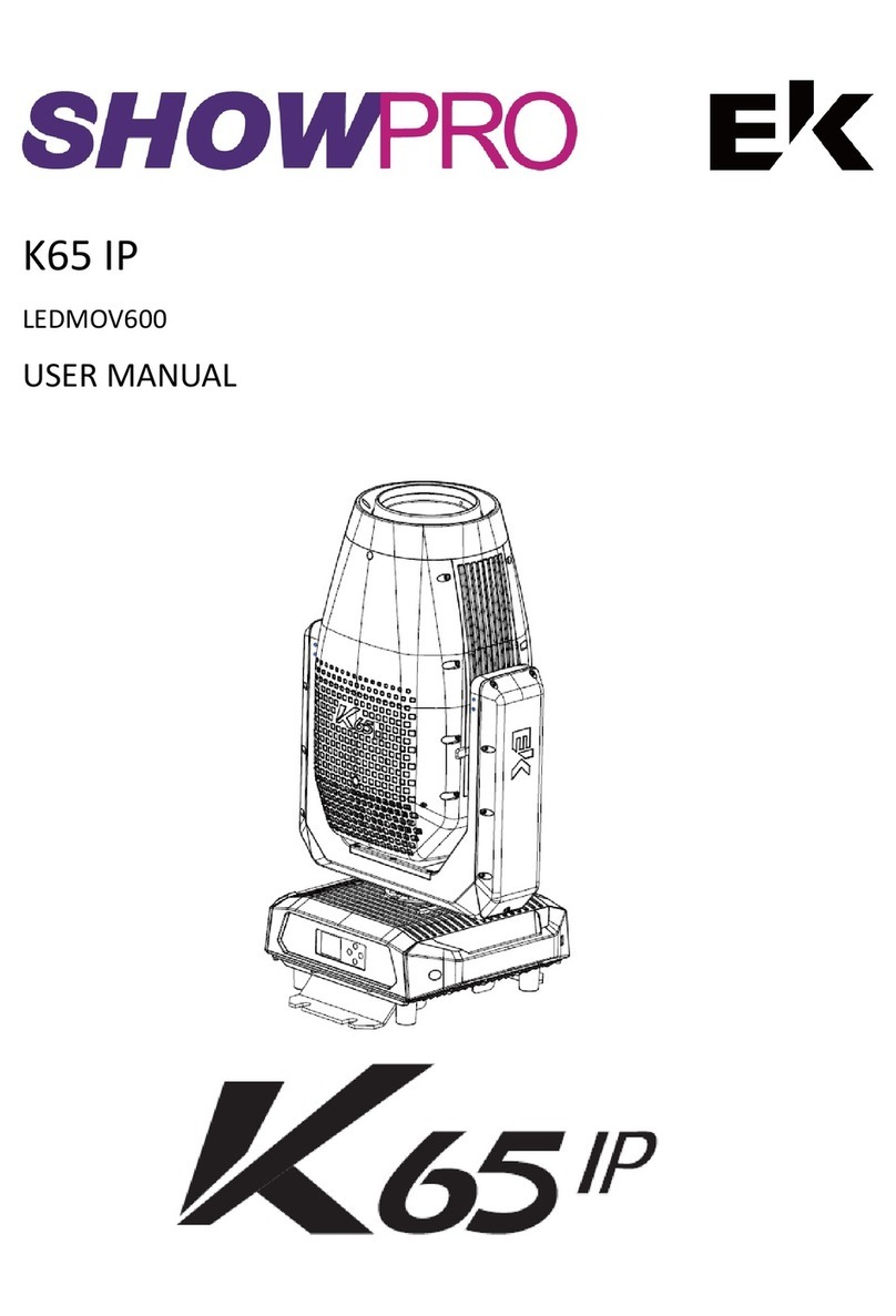 ShowPro K65 IP User manual