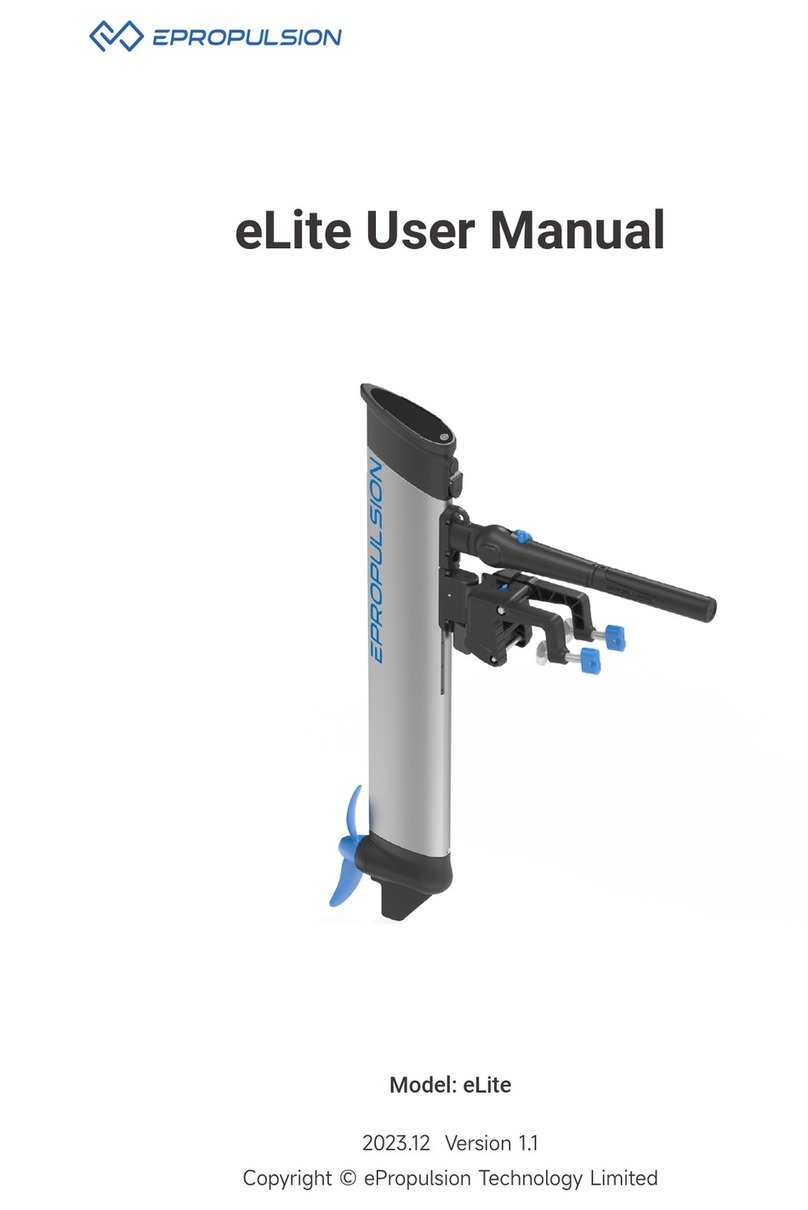 ePropulsion eLite user manual