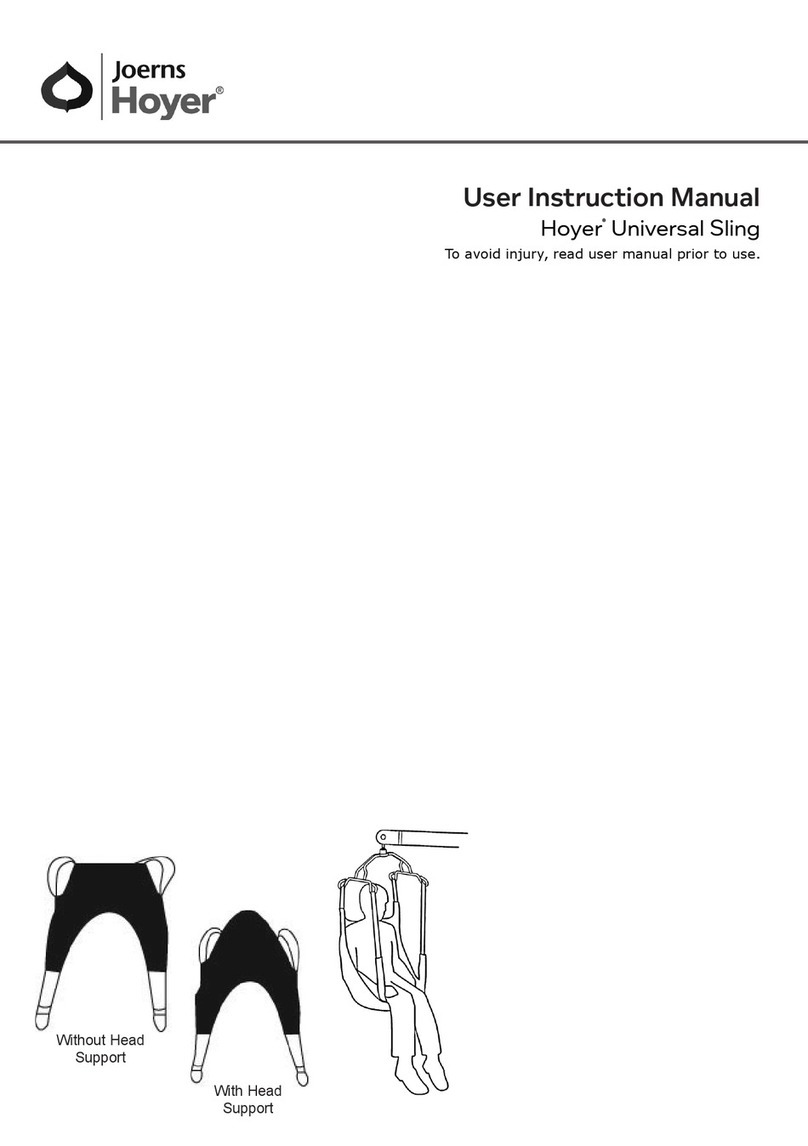 Joerns Hoyer Operator's manual Joerns Hoyer Operator's manual