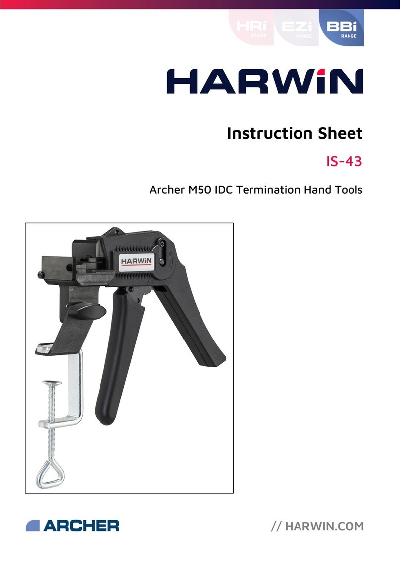 Harwin Archer M50 IDC instruction sheet