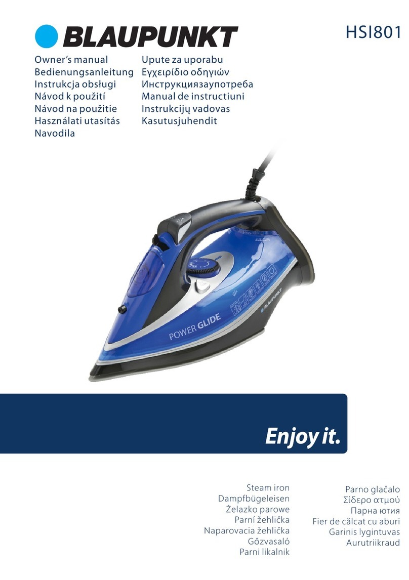 Blaupunkt Power Glide HSI801 owner's manual