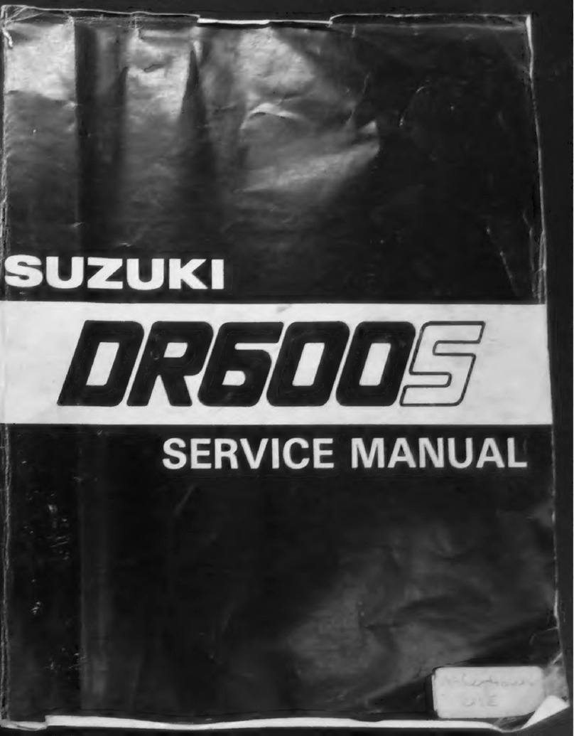 Suzuki DR600S User manual