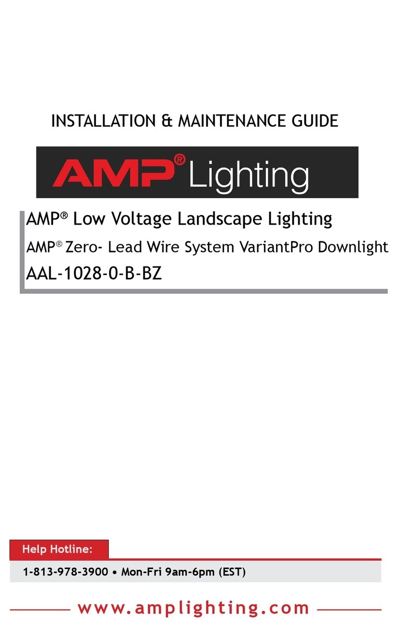 AMP Lighting VariantPro AAL-1028-0-B-BZ Operating and safety instructions AMP Lighting VariantPro AAL-1028-0-B-BZ Operating and safety instructions