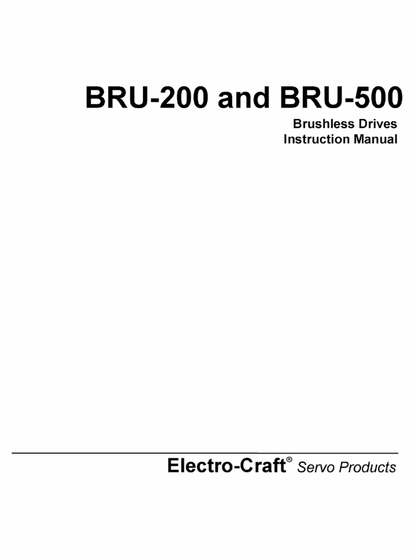 Electro-Craft BRU-200 instruction manual Electro-Craft BRU-200 instruction manual