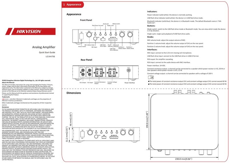 HIK VISION UD34479B quick start guide