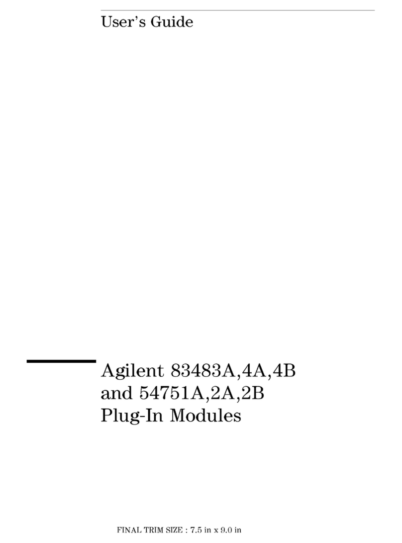 Agilent Technologies 54751A User manual