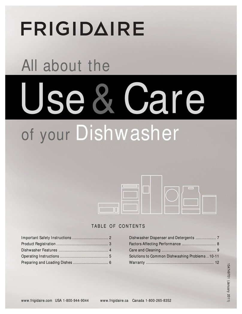 Frigidaire WWBD2400HW1A Owner's manual